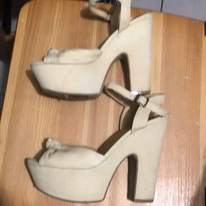 ALDO 70s style platform shoes.